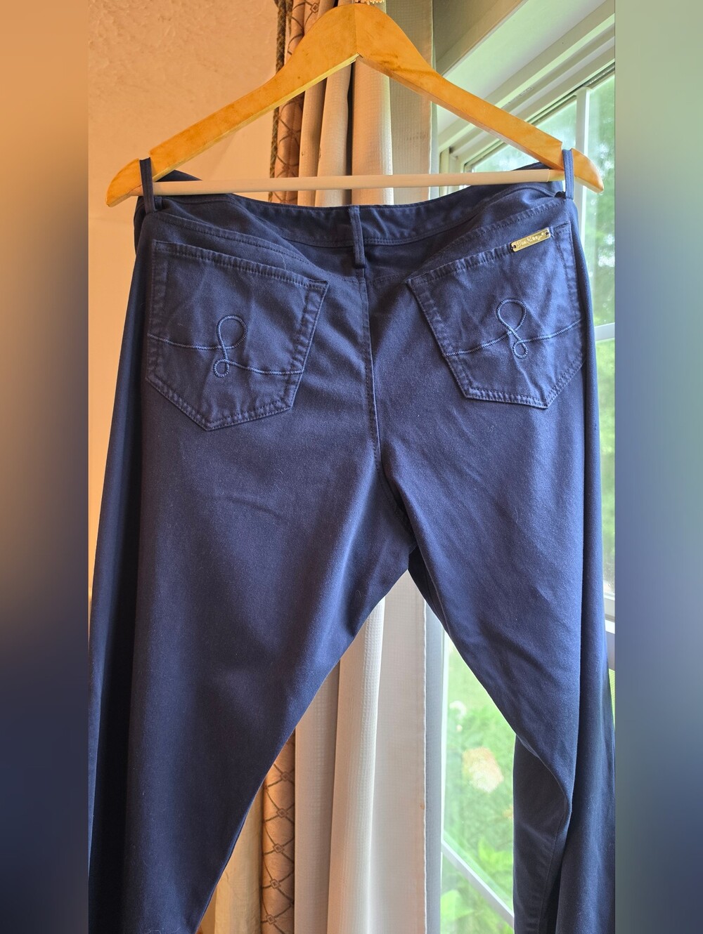 Lilly Pulitzer Navy Blue Straight Jeans - Picture 10 of 14